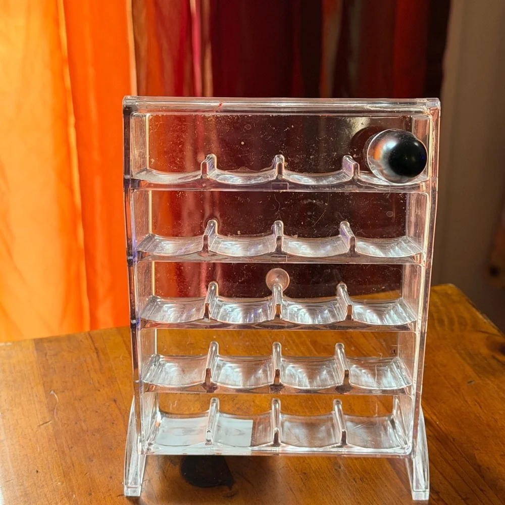 Transparent Makeup Organizer with Drawers